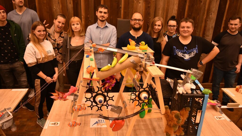 SolDevelo integrantion Event 2019 Goldberg's machine