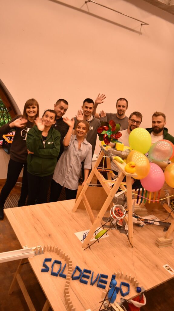 SolDevelo integrantion Event 2019 Goldberg's machine