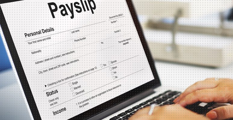 Payslip Purchase Order Form Concept