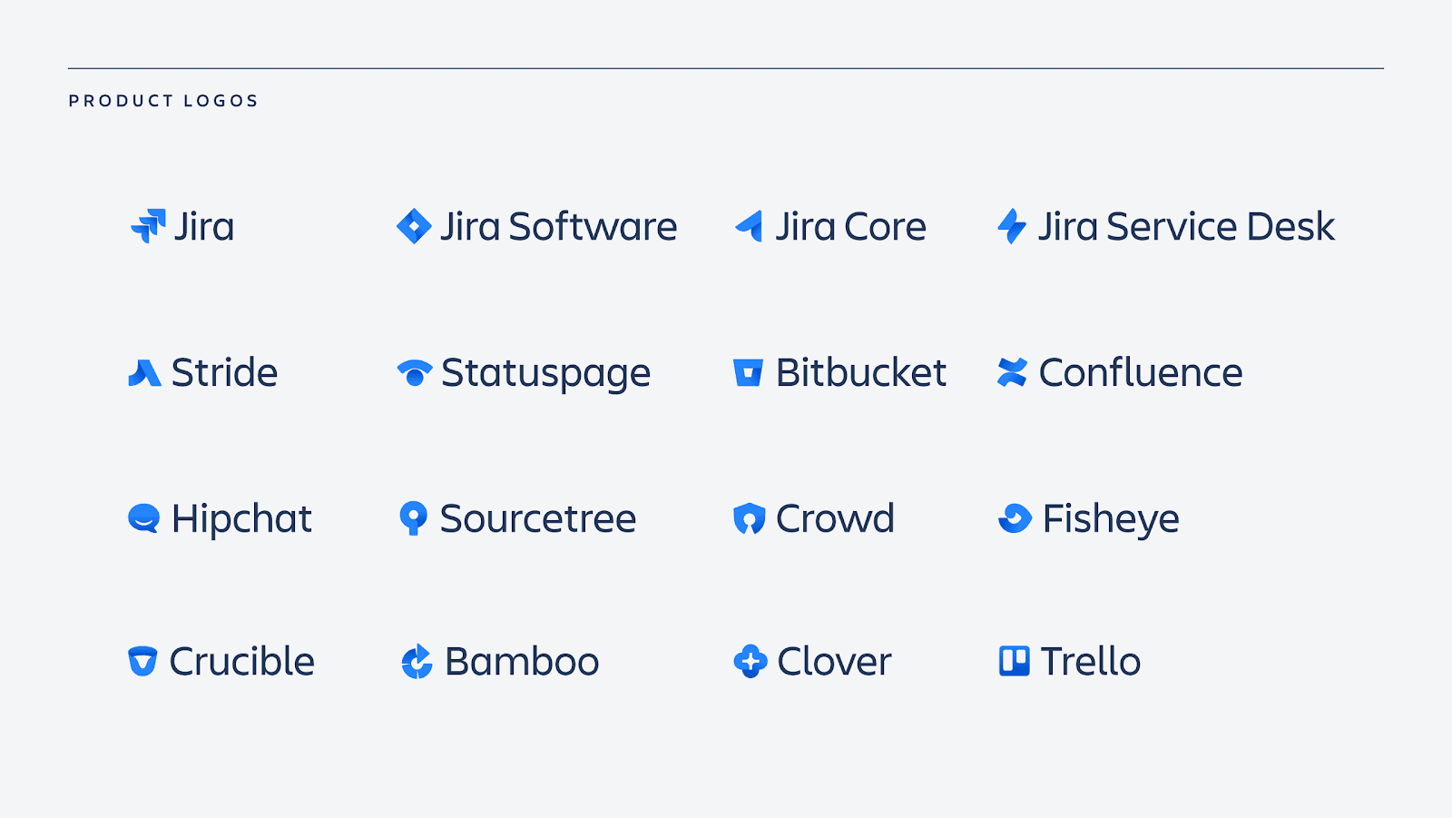 Products logos