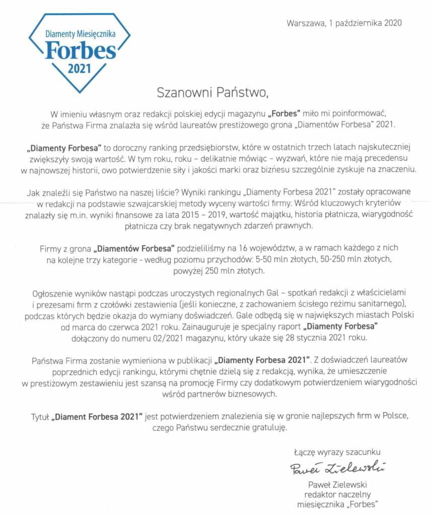 Diamenty Forbes 2021 informacja 20201019-1